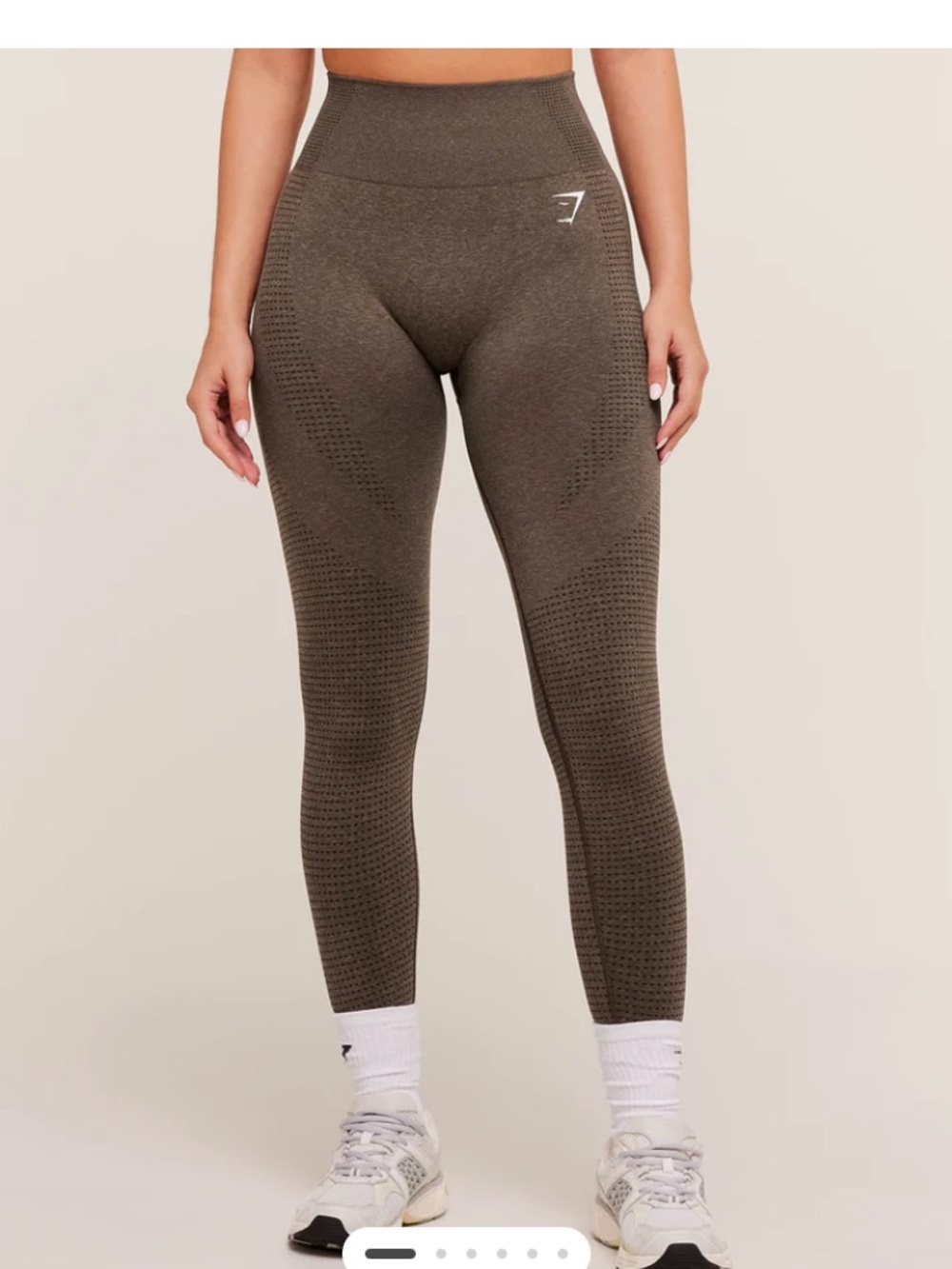 GYMSHARK VITAL SEAMLESS 2.0 LEGGINGS High-Waist in GREY size S